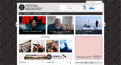 Desktop Screenshot of festivalmagasinet.com